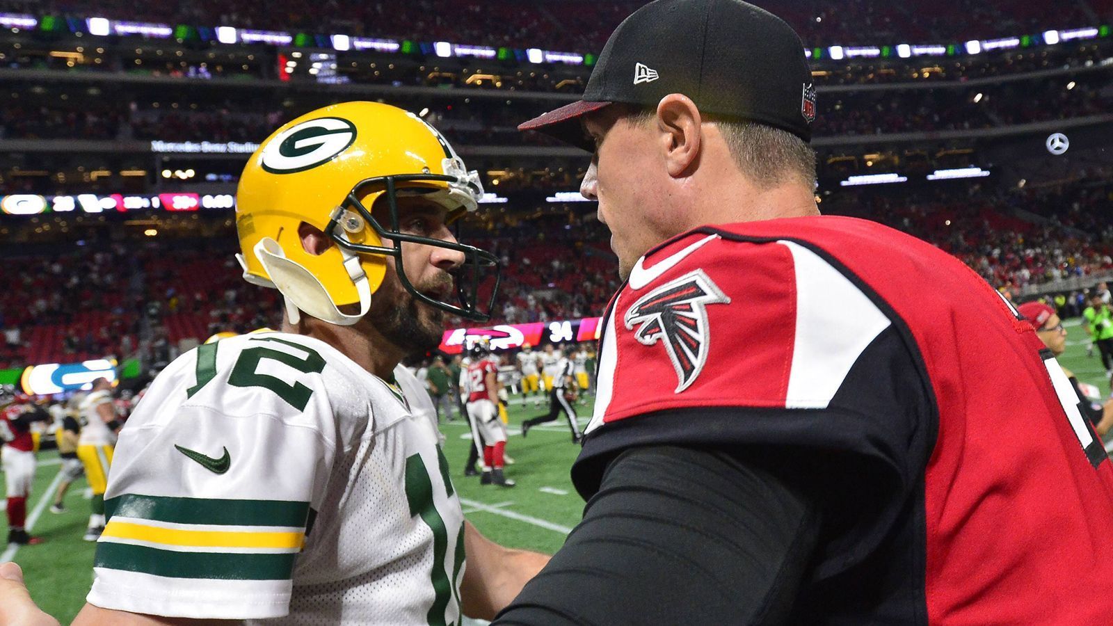
                <strong>Aaron Rodgers: Die Details zum neuen Mega-Vertrag</strong><br>
                So oder so: Mit den 33,5 Millionen Dollar im Schnitt pro Saison setzt er sich vor Matt Ryan von den Atlanta Falcons, der bislang mit 30 Millionen Dollar pro Jahr und 94,5 Millionen garantiertem Salär die Bestmarken hielt.
              