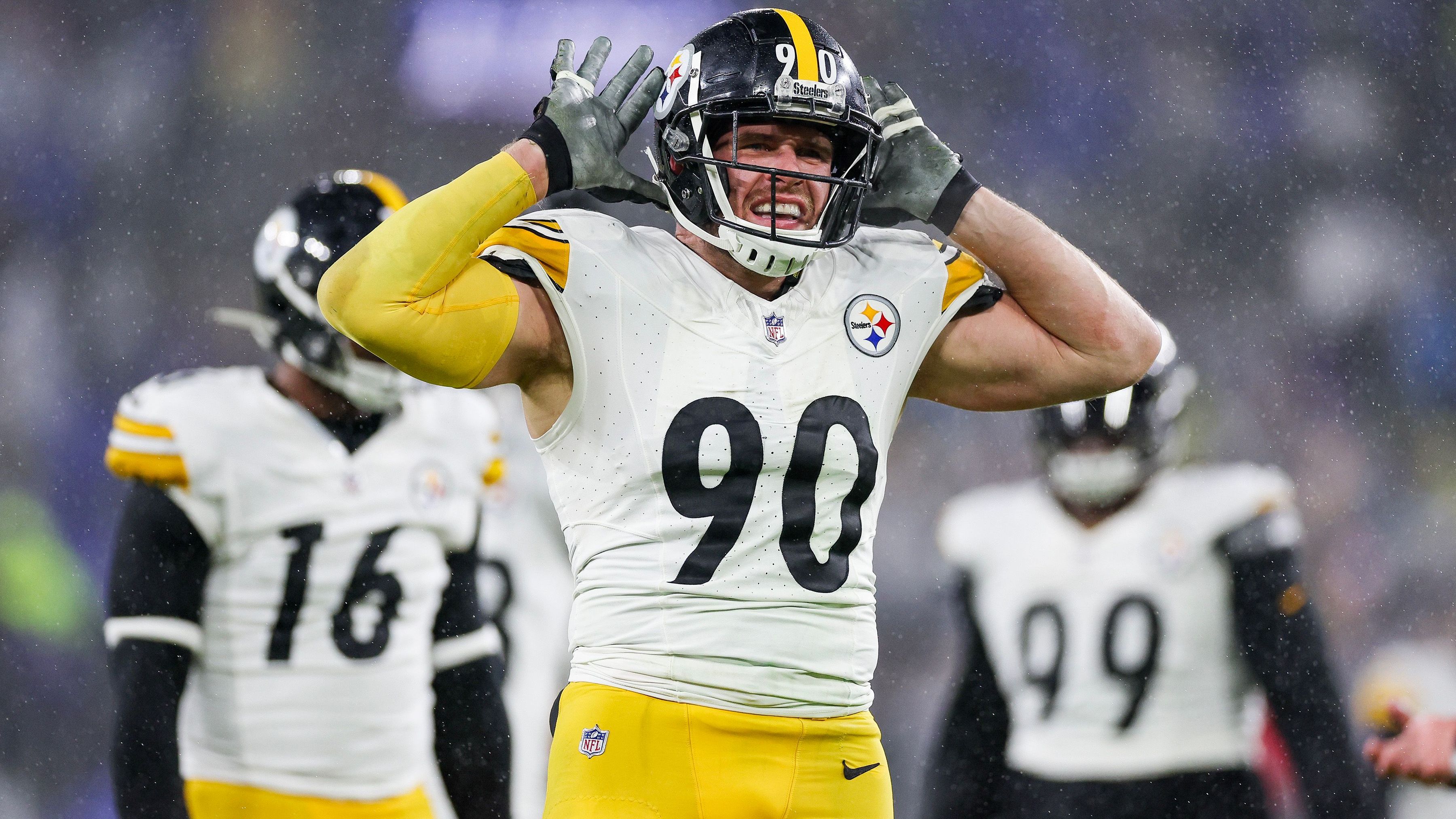 <strong>Steelers @ Bills: Kein Watt, keine Party?</strong><br>Im Duell mit den Bills müssen die Steelers definitiv nach auf Pass Rusher T.J. Watt verzichten. Und das ist kein gutes Omen. Seitdem Watt von den Steelers gedraftet wurde, verpasste er nur elf Spiele. Die Bilanz? Ein Sieg, zehn Niederlagen, darunter eine 3:38-Abreibung von den Bills.