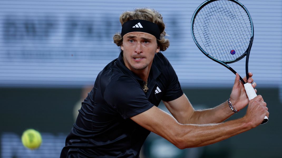 Alexander Zverev bei den French Open