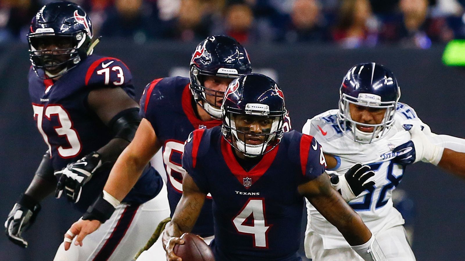 
                <strong>Houston Texans: 9 Siege (2018)</strong><br>
                Bilanz nach der Regular Season: 10:4 (nach Week 15) Playoffs: noch offen 
              