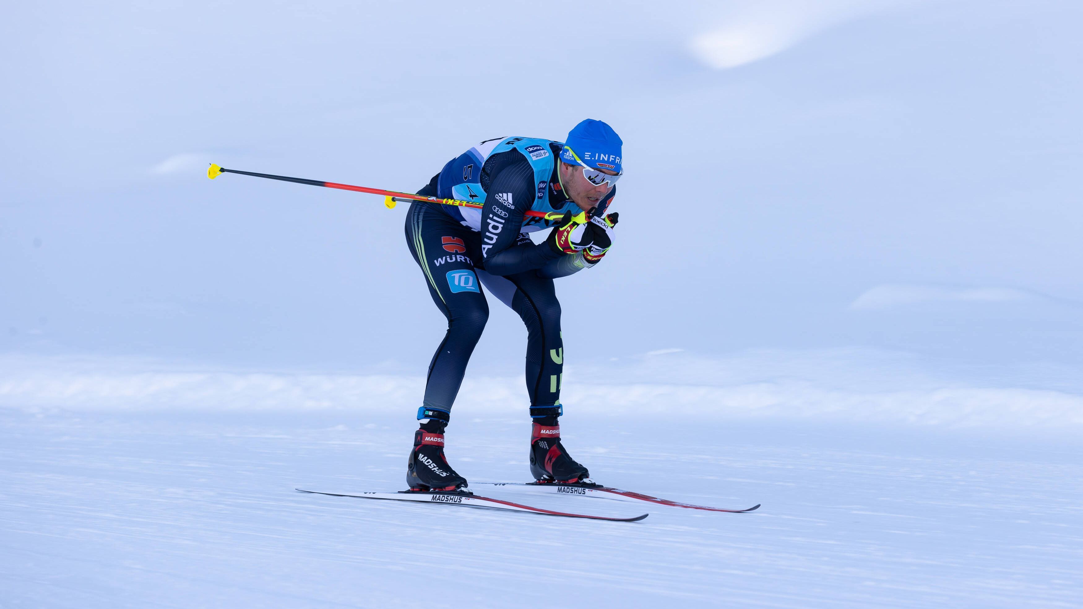 
                <strong>Skilanglauf (14 - 8 Frauen/6 Männer)</strong><br>
                Frauen: Victoria Carl, Pia Fink, Antonia Fräbel, Laura Gimmler, Katharina Hennig, Sofie Krehl, Coletta Rydzek, Katherine Sauerbrey - Männer: Lucas Bögl, Janosch Brugger, Jonas Dobler, Albert Kuchler, Friedrich Moch, Florian Notz
              