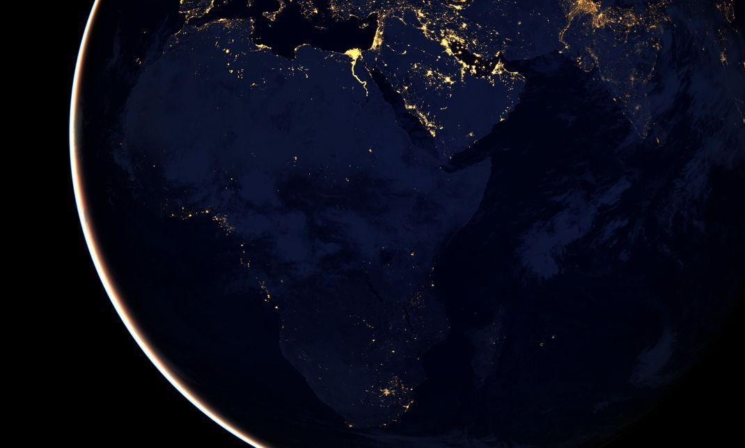 Aufschlussreiche Lichtpunkte: Afrika bei Nacht