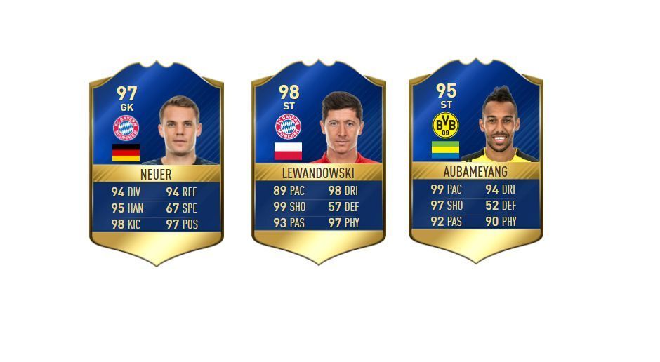 
                <strong>FIFA 17: Bundesliga-Team des Jahres</strong><br>
                Bei FIFA 17 ist nun das Bundesliga-Team der Saison bekannt. ran.de zeigt das laut EA Sports und der FIFA-Spielerschaft beste Team der Spielzeit 2016/17.
              