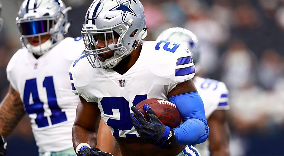 
                <strong>Platz 4: Ezekiel Elliott (Dallas Cowboys)</strong><br>
                In seiner Rookie-Saison kam der Running Back auf den 17. Platz.
              