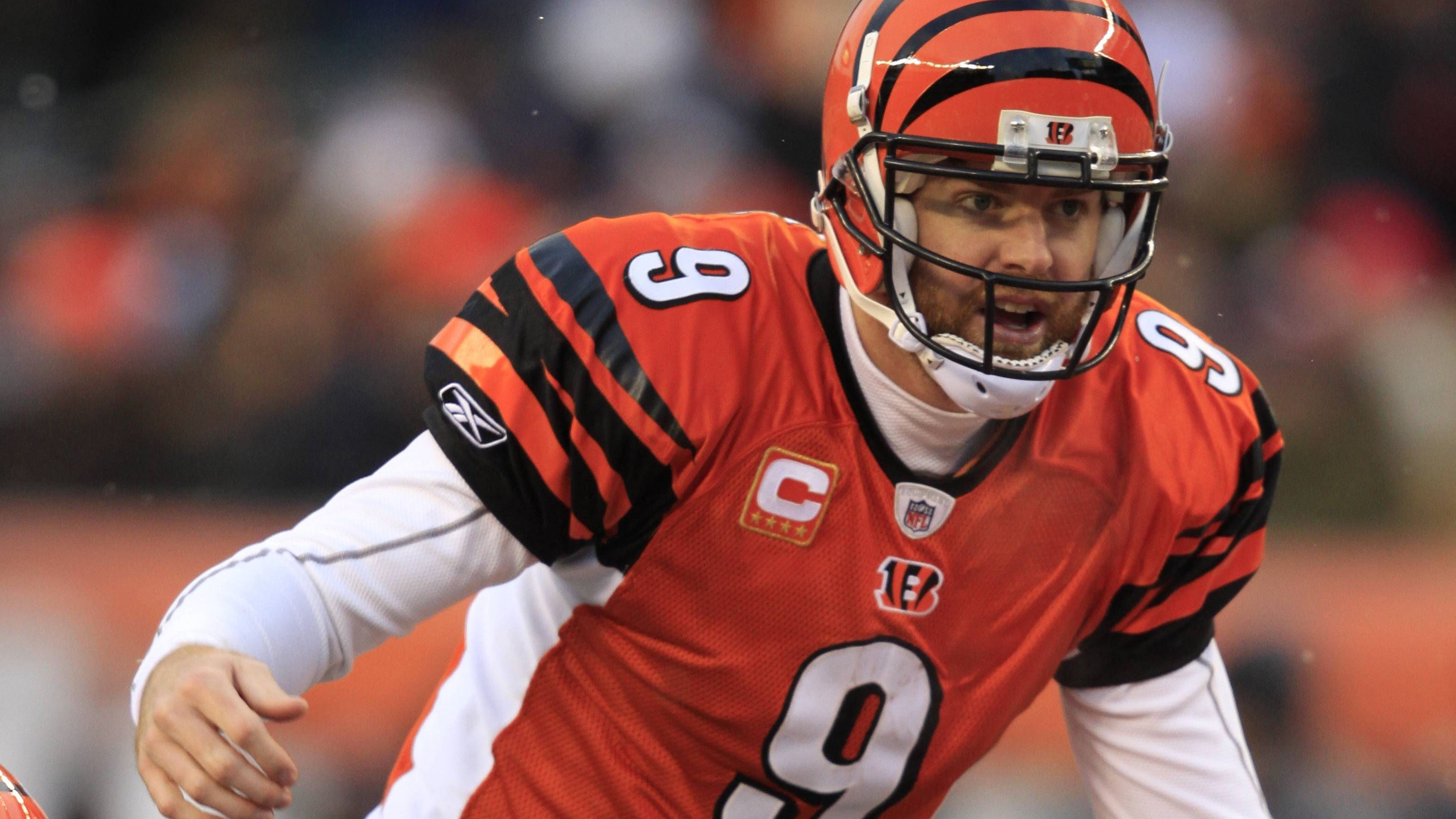 <strong>14. Platz (geteilt): Carson Palmer</strong><br>Interceptions: 20<br>Saison: 2010<br>Team: Cincinnati Bengals