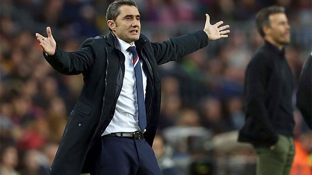 
                <strong>Ernesto Valverde</strong><br>
                Ernesto Valverde: Der Vertrag des derzeitigen Trainers von Athletic Bilbao läuft zum Saisonende aus, angeblich plant der Klub damit, dass der 53-Jährige geht. Valverde spielte selbst zwei Jahre für den FC Barcelona und trainierte in der Primera Division zuvor schon den FC Valencia, Villarreal und Espanyol Barcelona. 
              