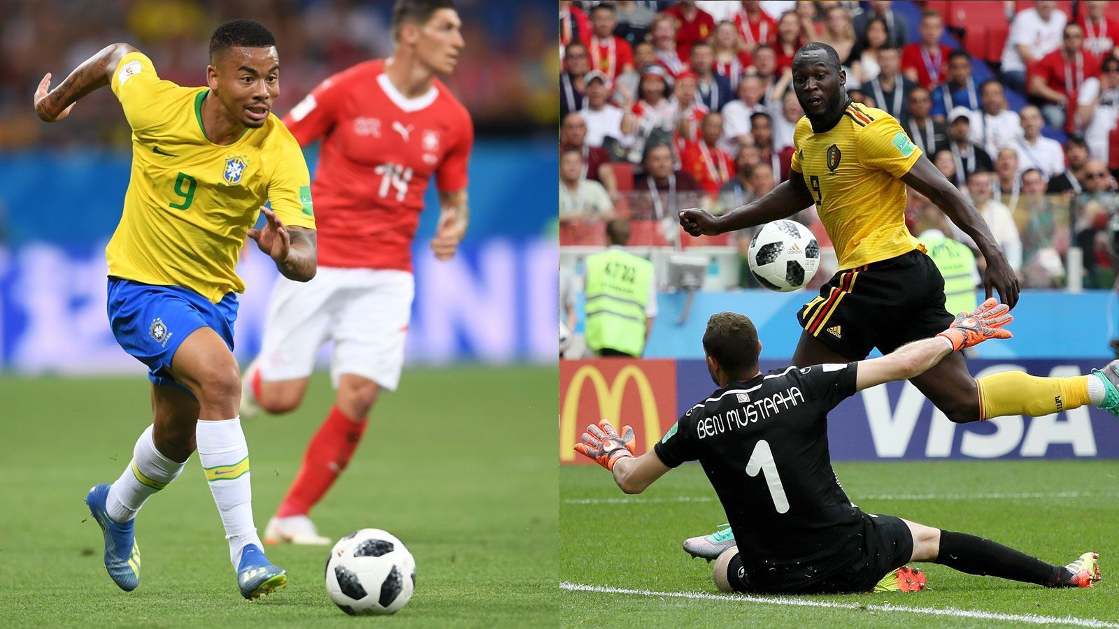 
                <strong>Sturm: Gabriel Jesus vs. Romelu Lukaku</strong><br>
                Um es ganz kurz zu machen. Stürmer sollen Tore schießen. Jesus hat bisher keins, Lukaku hat vier. Punkt für Lukaku.Endabrechnung: Brasilien vs. Belgien 6:7. Belgien setzt sich ganz knapp durch, vor allem, weil die Offensive bisher sehr überzeugend auftrat. Die Brasilianer punkten dagegen vor allem, man höre und staune, mit ihrer Defensive. Wir dürfen uns wohl auf ein extrem spannendes Viertelfinale freuen.
              