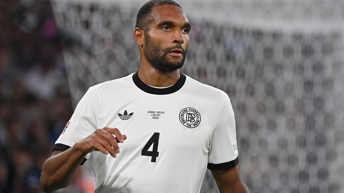 04.06.2025, xjrdrx, Fussball UEFA Nations League 1 2 Finale, Deutschland - Portugal v.l. Jonathan Tah (Deutsche Fussball Nationalmannschaft DFB) (DFL DFB REGULATIONS PROHIBIT ANY USE OF PHOTOGRAPHS...