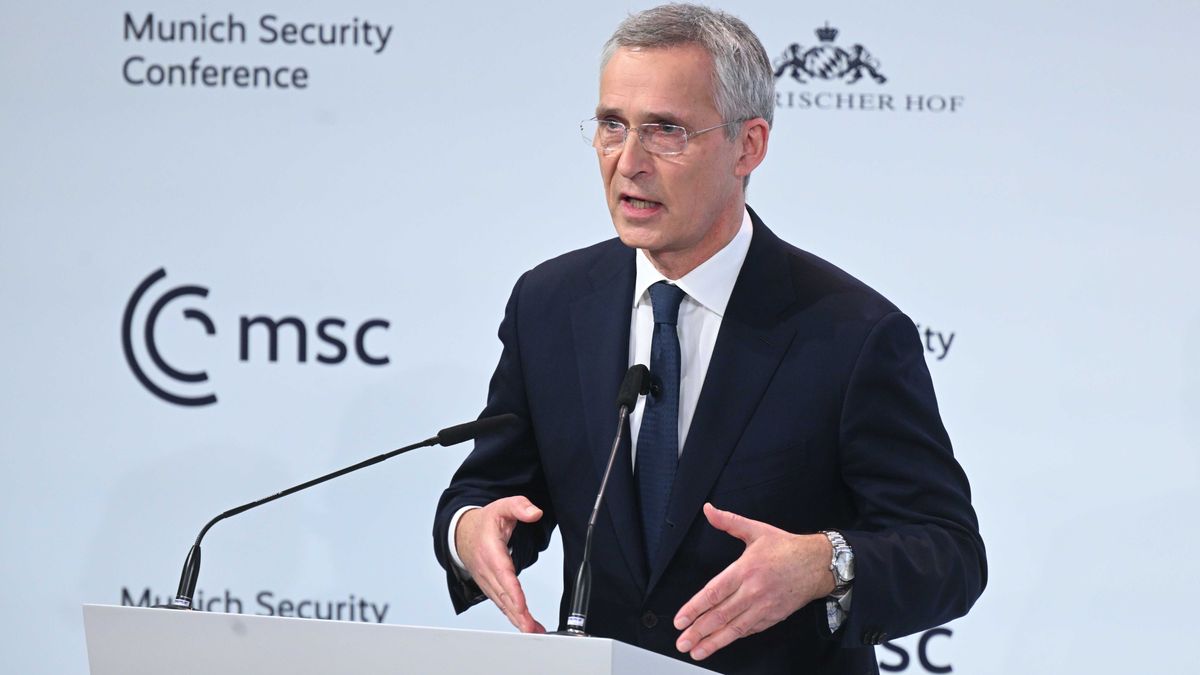 18.02.2023: Jens Stoltenberg nimmt an der Münchner Sicherheitskonferenz teil. 