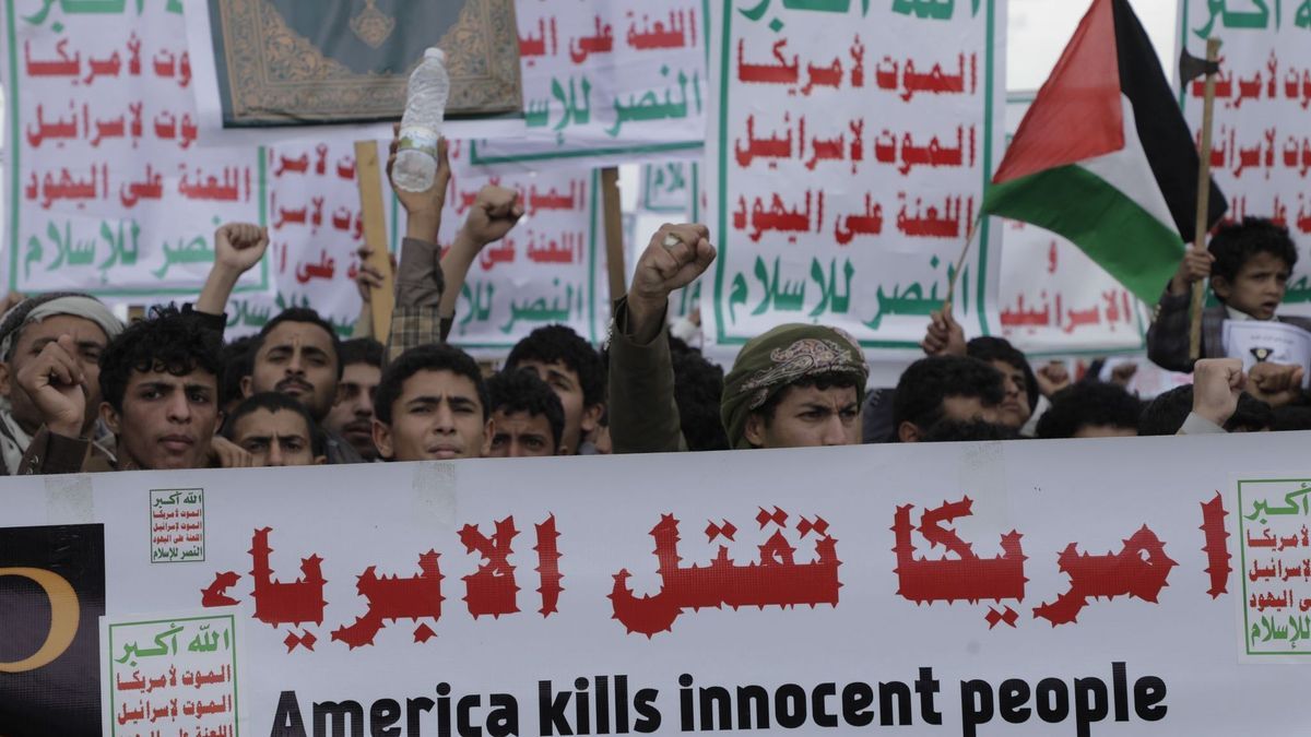 Jemen - Pro-palästinensische Kundgebung in Sanaa