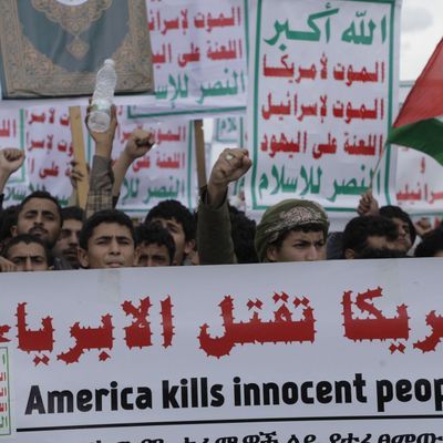Jemen - Pro-palästinensische Kundgebung in Sanaa