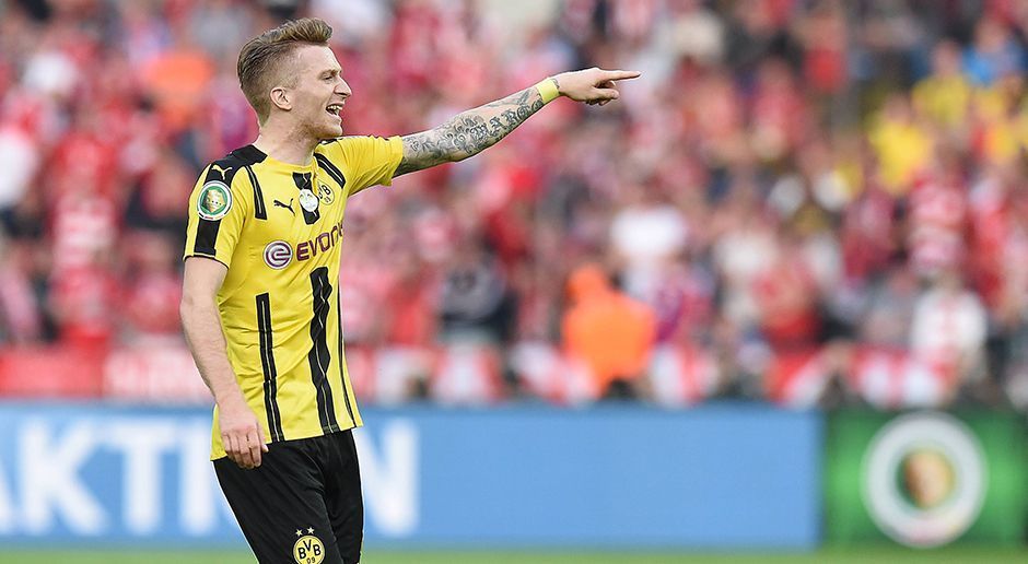 
                <strong>Marco Reus</strong><br>
                Marco Reus: Der Nationalspieler hatte zu Beginn einige gute Aktionen, tauchte dann aber ein bisschen ab. Auch Reus konnte die Bayern-Abwehr nicht knacken, zeigte dann aber im Elfmeterschießen Entschlossenheit. ran-Note: 3
              