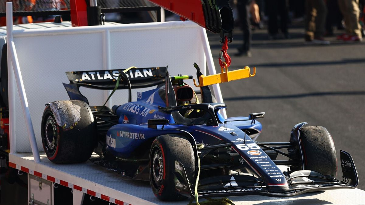 Carlos Sainz stellte den Williams sicher ab, aber dann...
