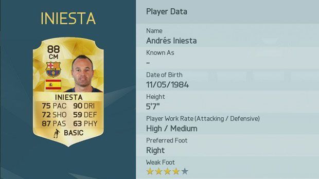 
                <strong>Andres Iniesta (FC Barcelona)</strong><br>
                Platz 6: Andres Iniesta (FC Barcelona)
              