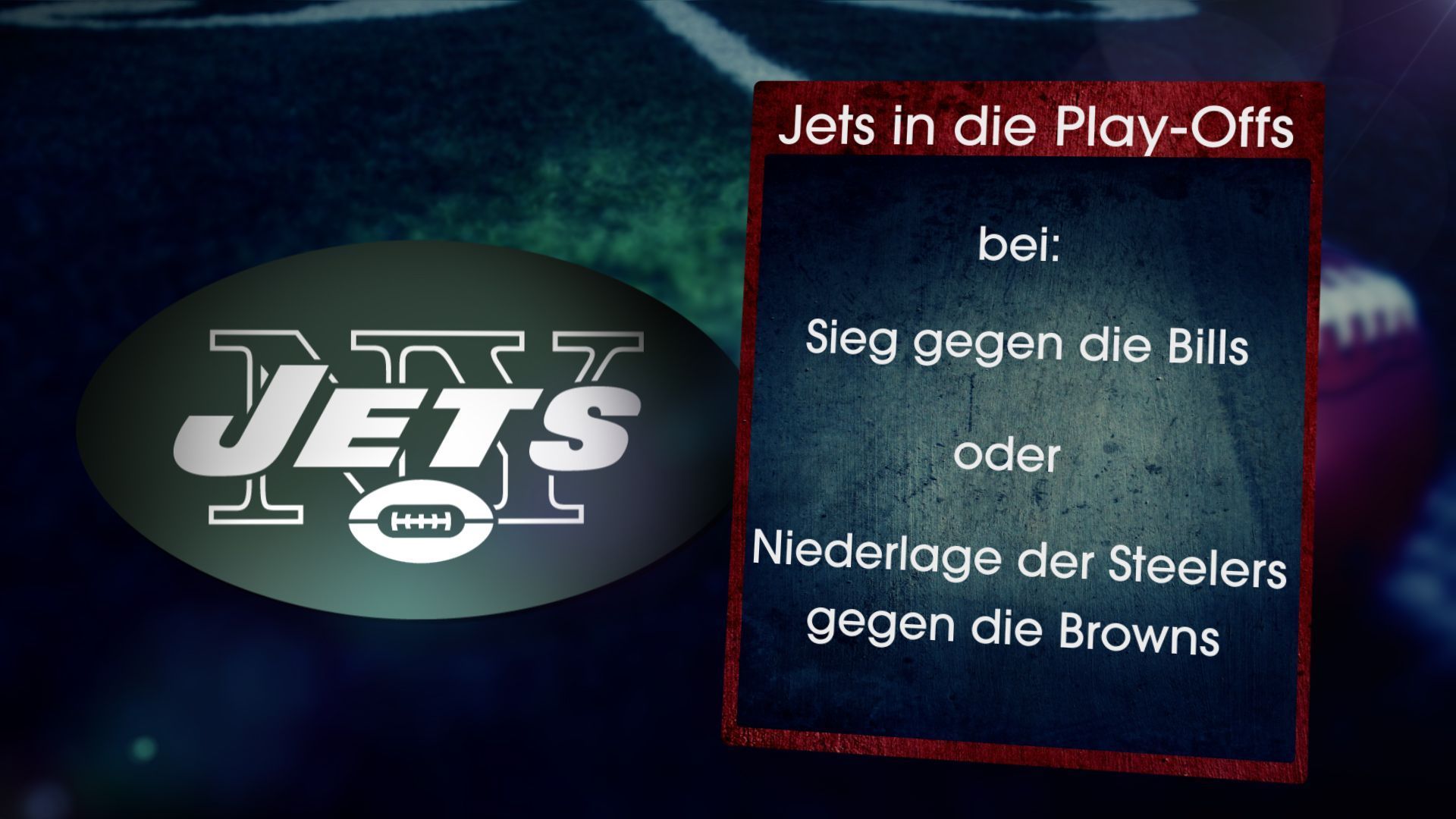 
                <strong>New York Jets in den Playoffs, wenn ...</strong><br>
                
              