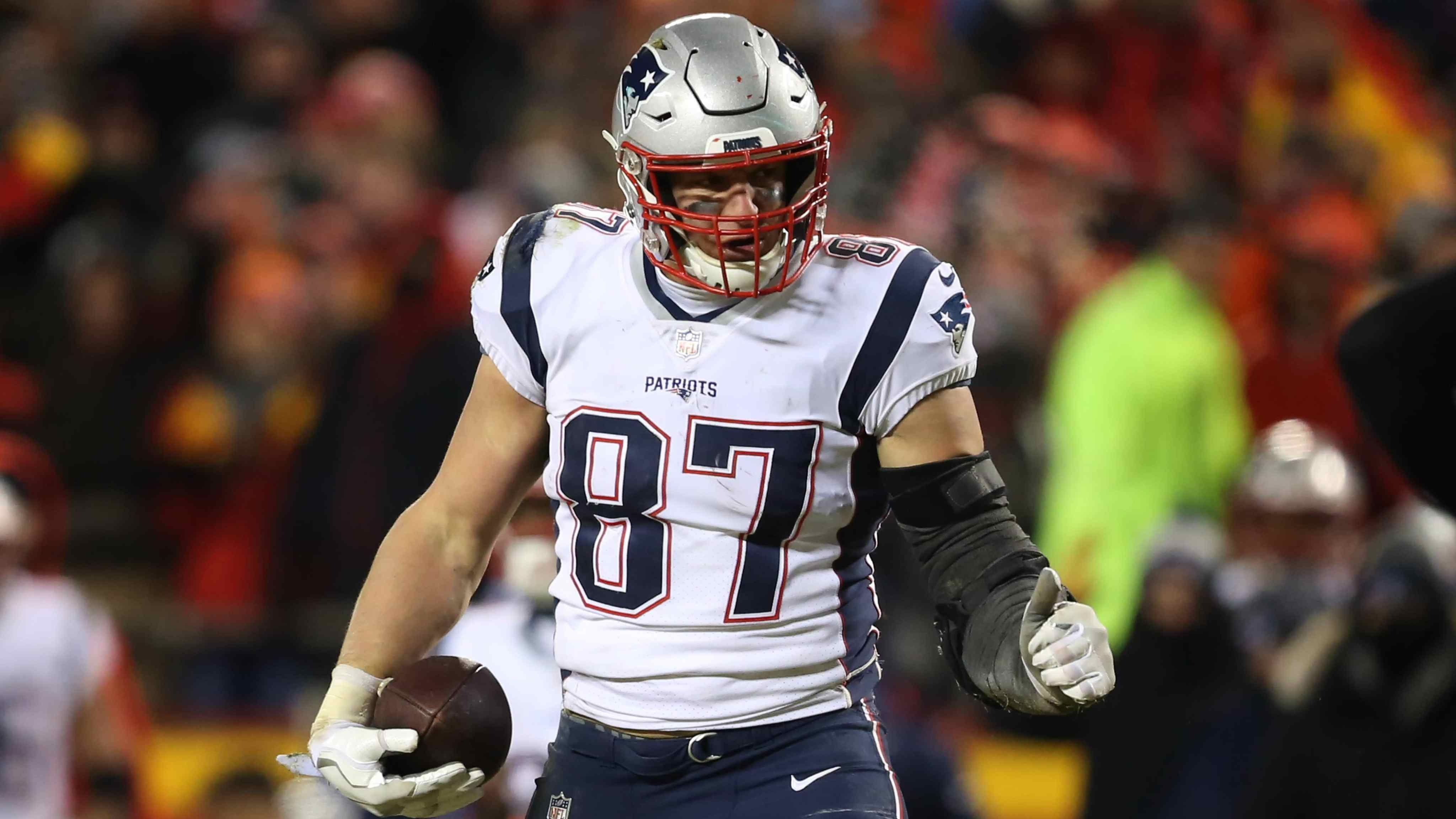 
                <strong>New England Patriots: Rob Gronkowski</strong><br>
                Erzielte Touchdowns: 80Position: Tight End
              