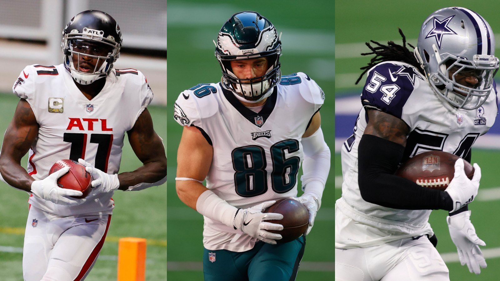 
                <strong>Jones, Ertz und Co.: Die möglichen Trade-Kandidaten nach dem 1. Juni</strong><br>
                Dass es in der NFL selten zu Trades oder Entlassungen von Star-Spielern kommt, hat meistens auch mit deren hochdotierten Verträgen zu tun. So ist es für das abgebende Team oftmals schlichtweg zu teuer, sich einfach so von dem Spieler zu trennen. Dank einer Regel, die ab dem 1. Juni in der jeweiligen Saison greift, eröffnen sich für die Teams mehr Möglichkeiten für das Abgeben ihrer Starspieler. ran.de zeigt die möglichen Trade-Kandidaten nach dem 1. Juni und erklärt, warum es sich für die abgebenden Mannschaften ab jetzt mehr lohnen würde. (Zahlen-Quelle: "OverTheCap")
              