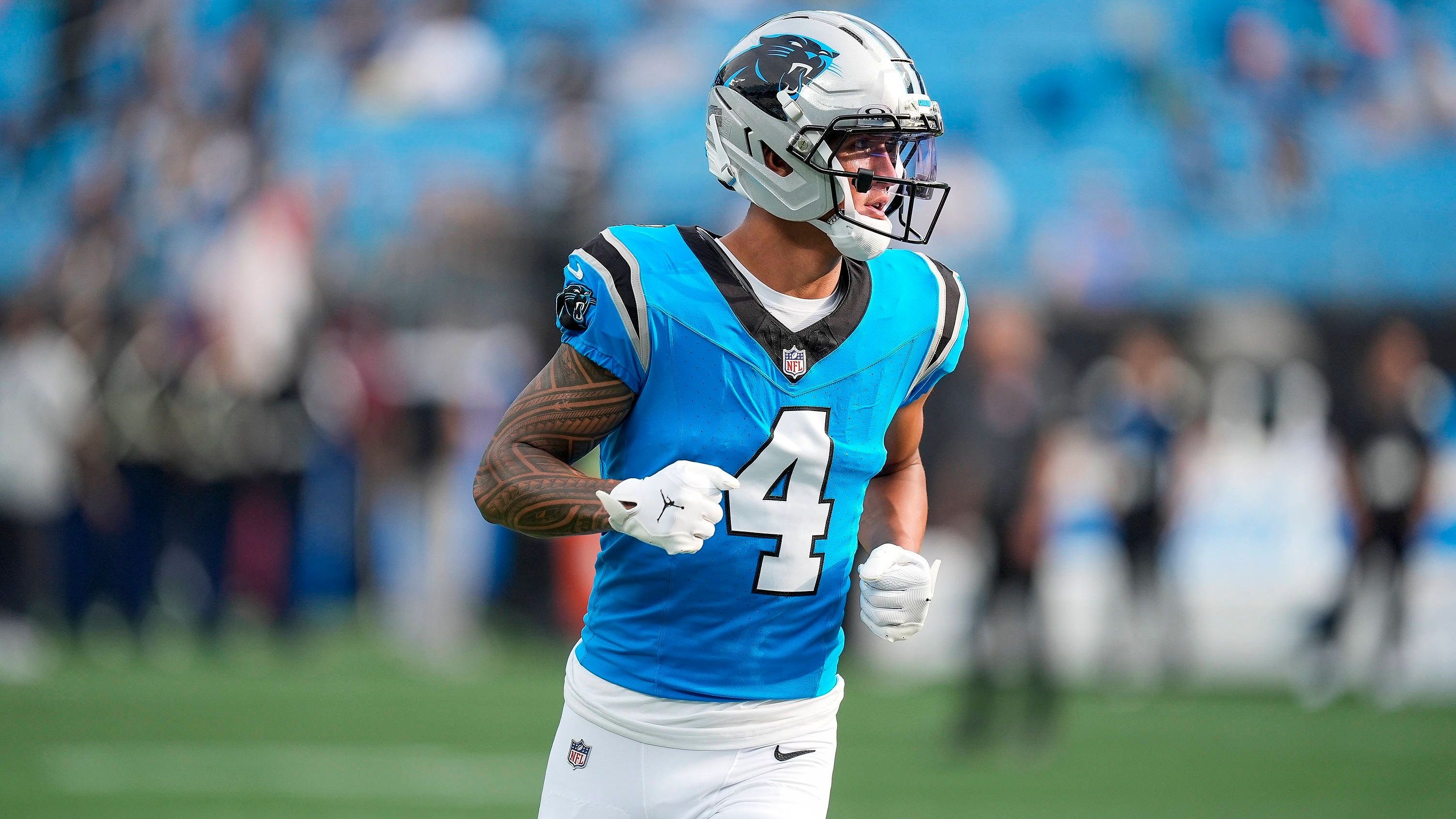 <strong>Platz 5 (geteilt): Tetairoa McMillan (WR, Carolina Panthers)</strong><br>Quote: +1.200 (bei einem Einsatz von 100 US-Dollar gewinnt man 1.200 US-Dollar)