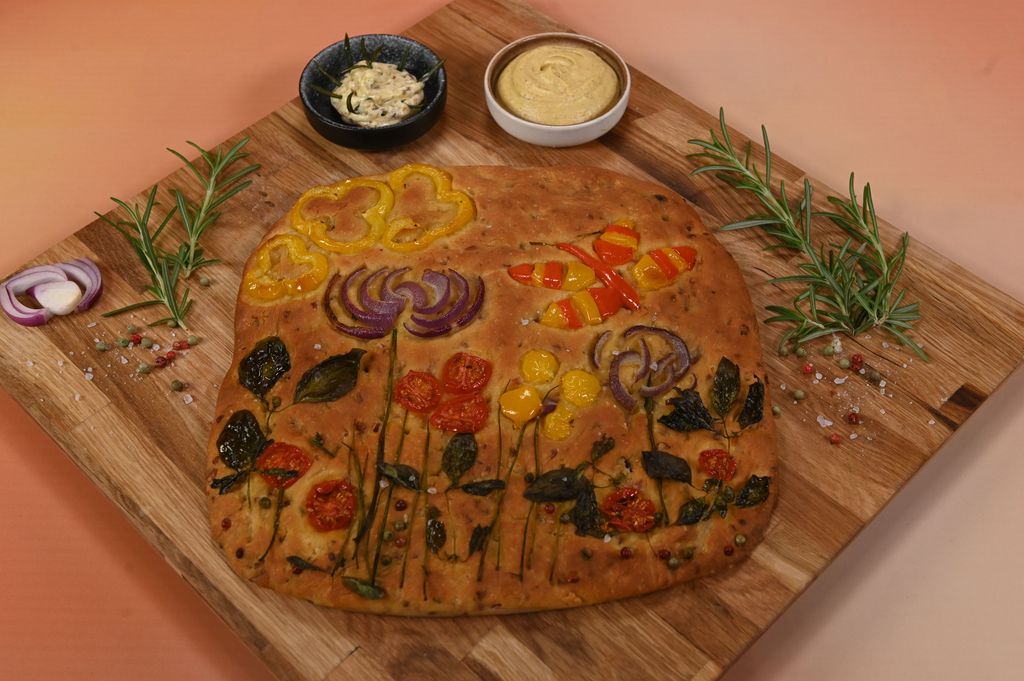 Nicoles KräutergartenFocaccia Das Rezept aus "Das große Promibacken"