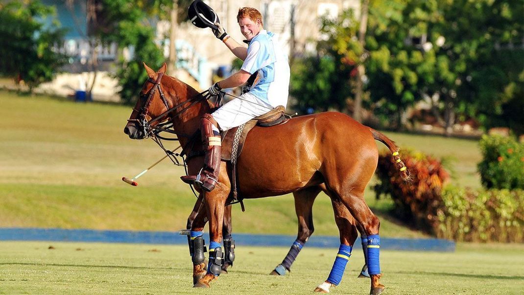 Sportlicher Prinz: Harry spielt in seiner Freizeit oft Polo spielen.