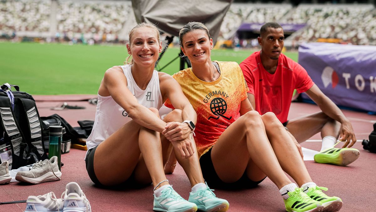 Elisa Lechleitner (4Ã—400 m Mixed Staffel, LAZ Ludwigsburg), Jana Lakner (4Ã—400 m Mixed Staffel, LG Telis Finanz Regensburg), JPN, Leichtathletik, Athletics, World Athletics Championships 2025, We...