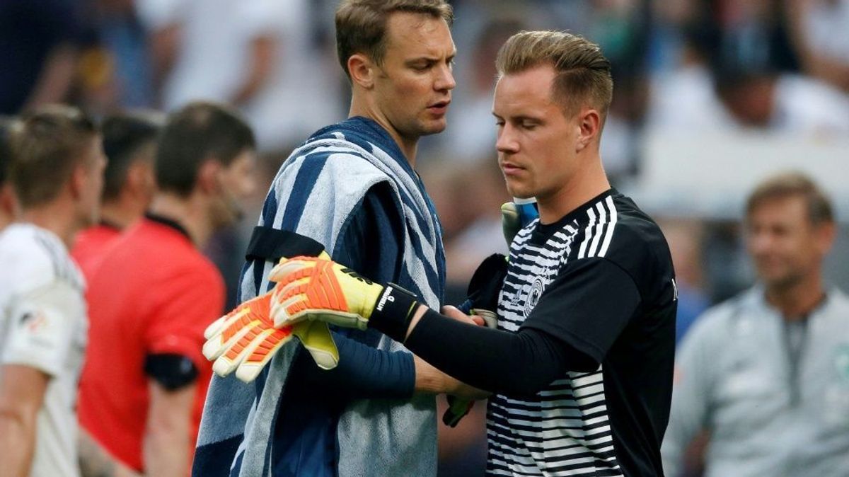 Harmonisches Verhältnis beim DFB: Neuer und ter Stegen