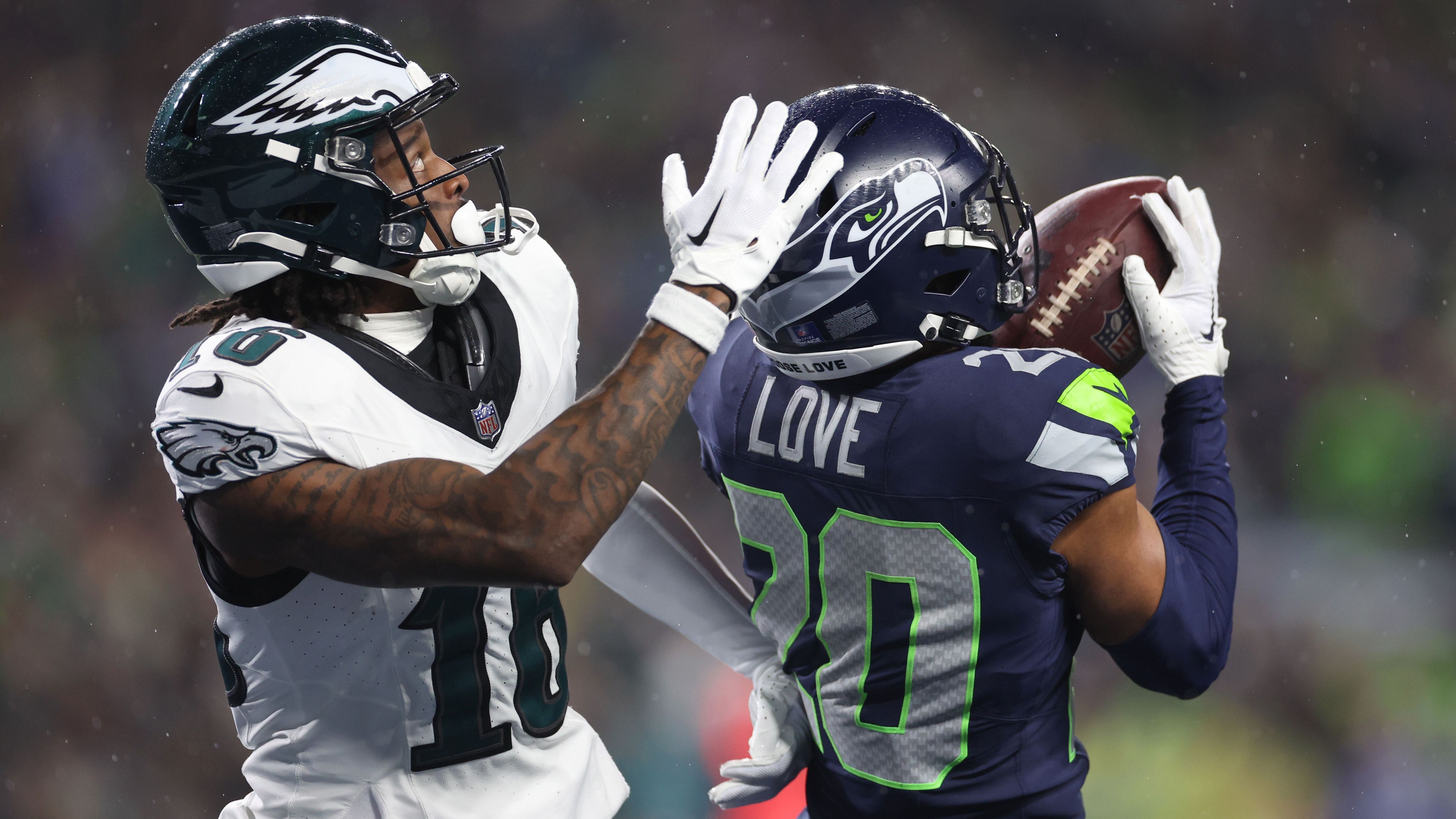 <strong>Platz 20: Julian Love (Seattle Seahawks)</strong><br>Position: Safety<br>Targets: 67<br>Zugelassenes Passer Rating: 79,7