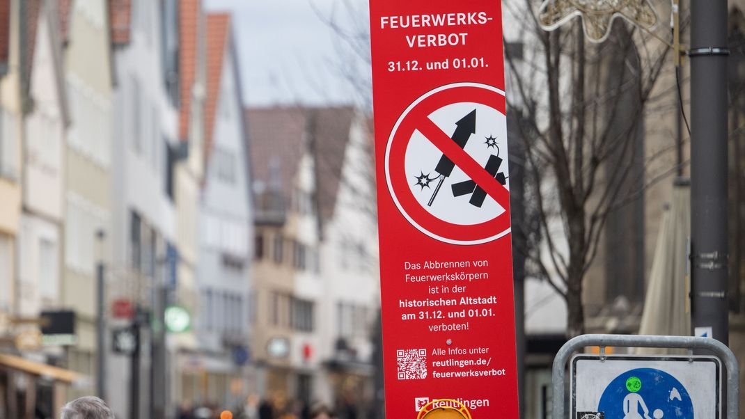 In der Reutlinger Altstadt sind Böller und Raketen an Silvester tabu. 