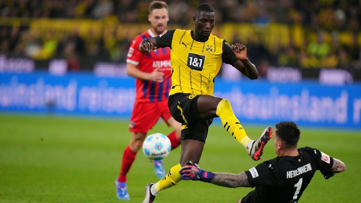 Serhou Guirassy genoss sein Debüt für den BVB