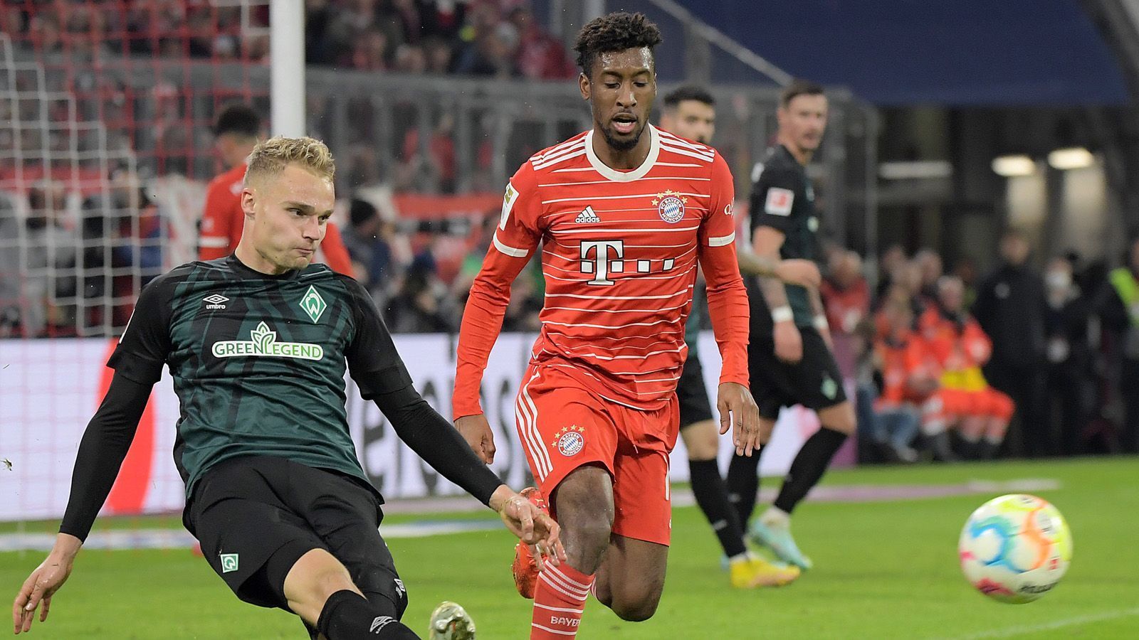 
                <strong>Kingsley Coman</strong><br>
                Kommt in der 71. Minute für Musiala ins Spiel. Macht wie gewohnt Dampf über links. ran-Note: 3
              