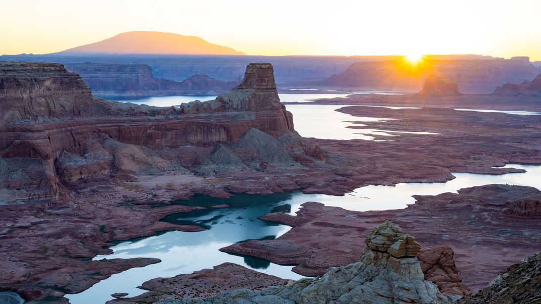 Aufgestauter Lake Powell auf dem Colorado River