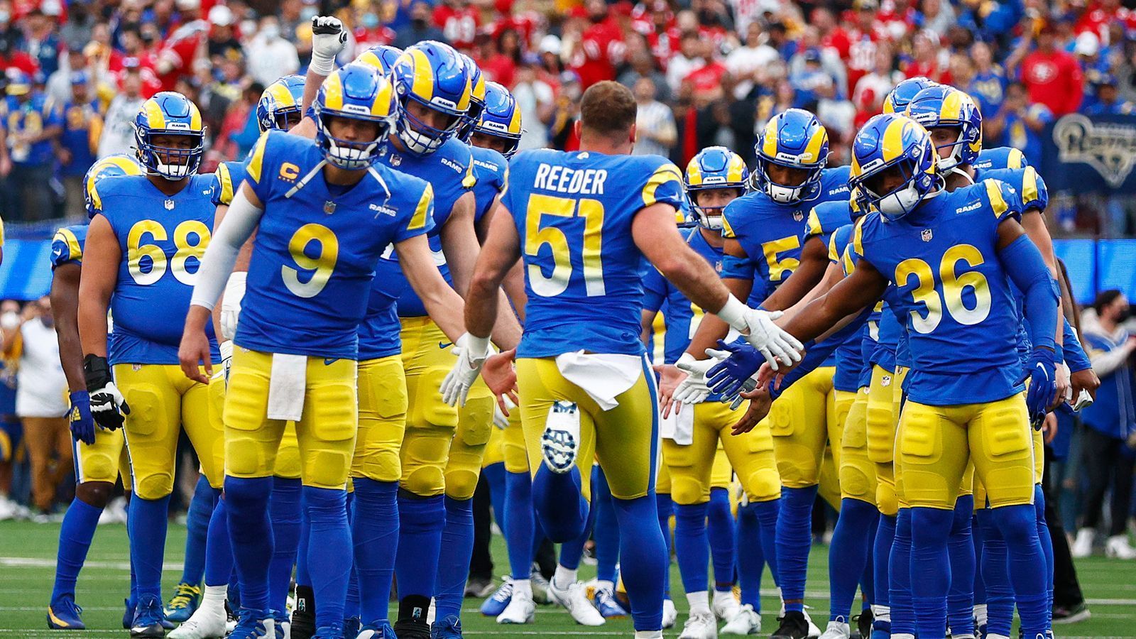 <strong>Platz 14 (geteilt): Los Angeles Rams</strong><br>Platzverweise: 20