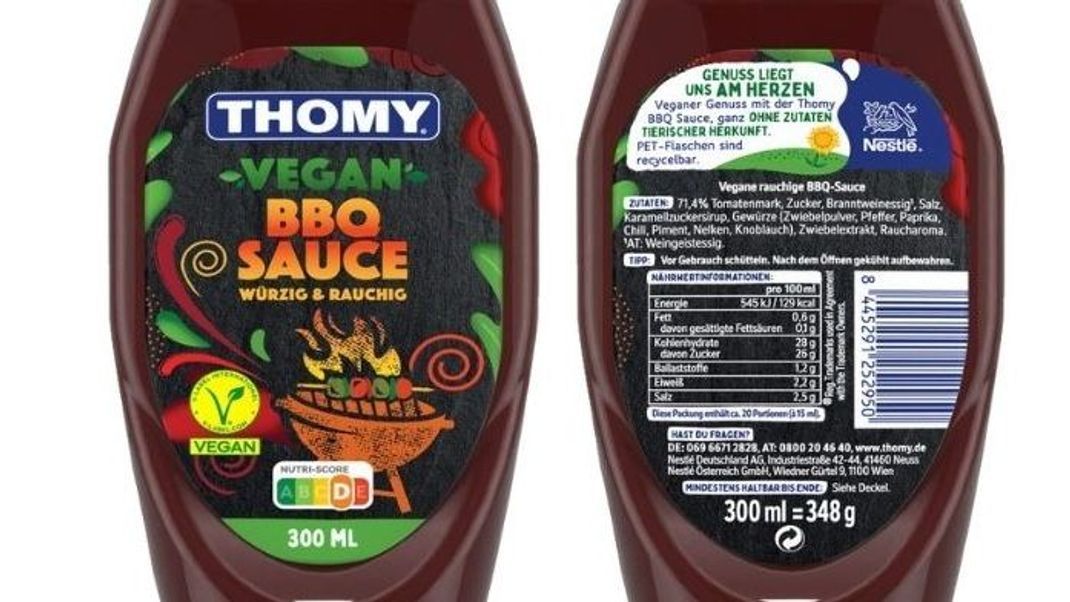 Thomy "Vegan BBQ Sauce" in der Squeeze-Flasche