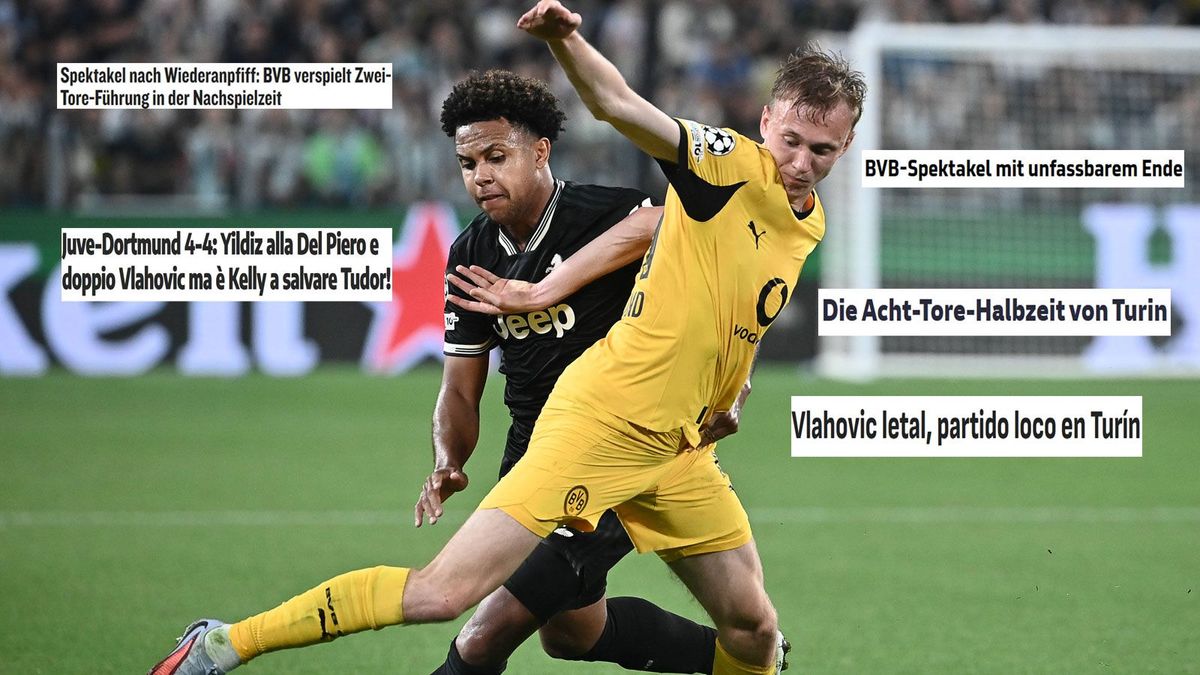Pressestimmen zu Juventus vs. BVB