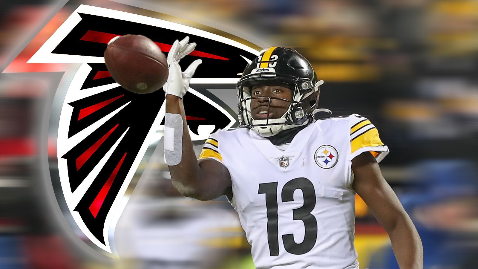 <strong>James Washington (Atlanta Falcons)</strong>&nbsp;<br>Die Atlanta Falcons und James Washington haben sich auf einen Vertrag geeinigt. Das bestätigen NFL-Insider übereinstimmend. Der Wide Receiver, der 2018 von den Pittsburgh Steelers in der zweiten Runde gewählt wurde, stand 2023 nicht und 2022 nur sehr spärlich und ohne Catch auf dem Rasen. Für die Steelers sammelte er zuvor in vier Saisons 1.629 Yards und elf Touchdowns.