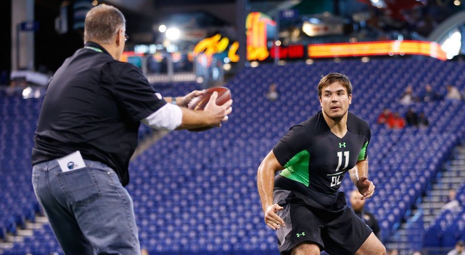 
                <strong>Jack Conklin</strong><br>
                10. Position - Jack Conklin, Offensive Line (zu New York Giants): Die O-Line muss dringend besser werden. Da Tunsil und Stanley so weit unten nicht mehr verfügbar sein werden, ist Conklin die beste Option. 
              