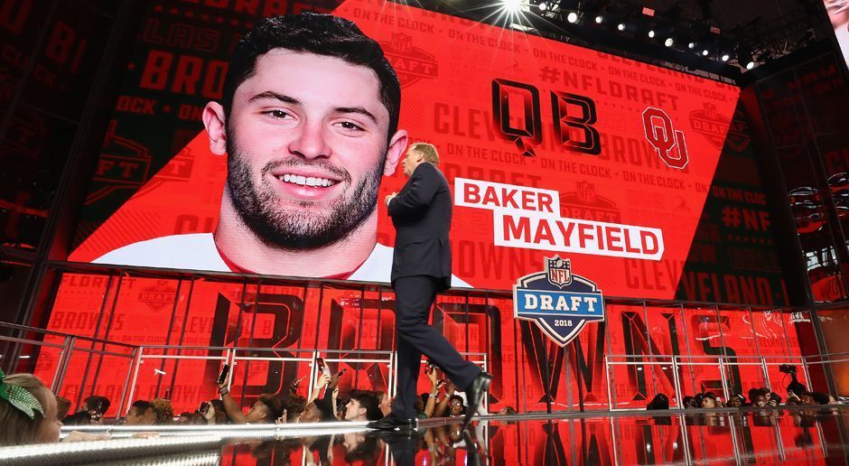 
                <strong>1. Pick - Cleveland Browns: QB Baker Mayfield</strong><br>
                Vierjahresvertrag über 32.680.000 US-Dollar, davon 21.850.000 US-Dollar Signing-Bonus
              