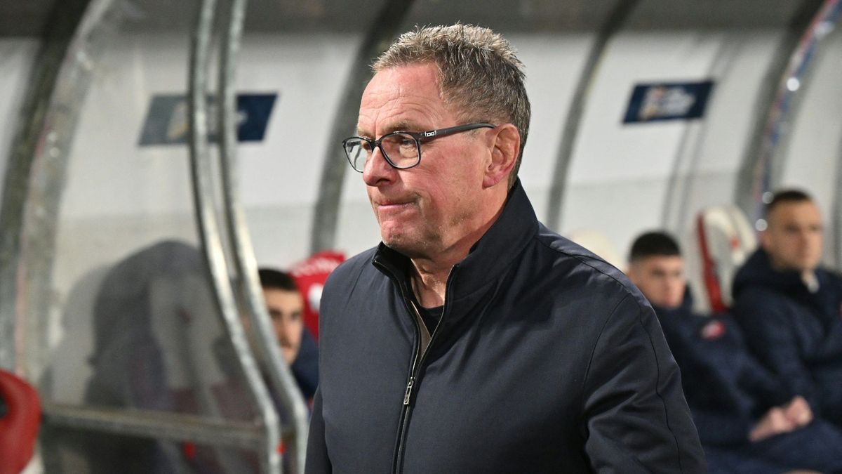 Österreichs Nationaltrainer Ralf Rangnick