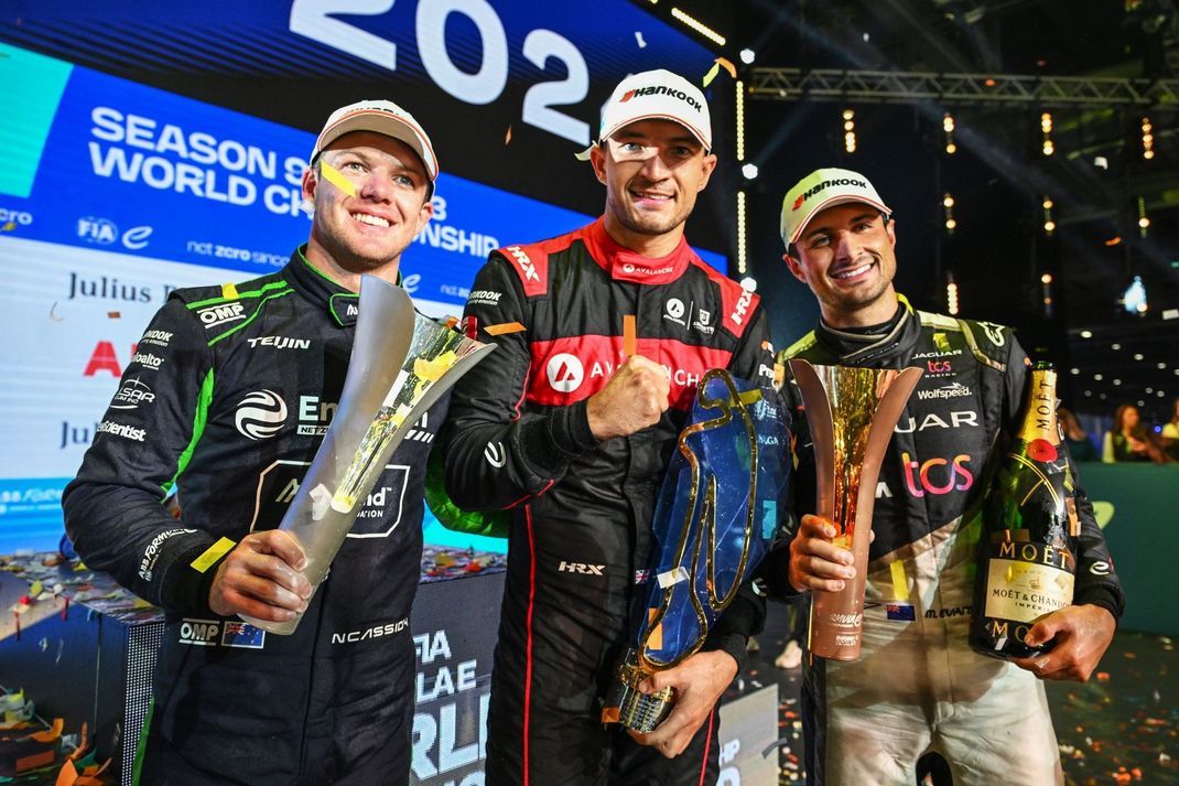 Nick Cassidy, Jake Dennis und Mitch Evans waren die herausragenden Fahrer der Formel-E-Saison 2023.