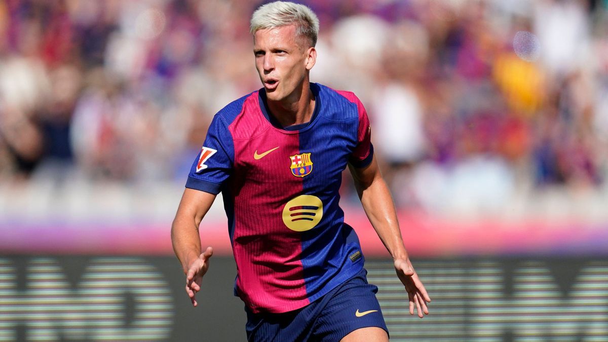 ESP: FC Barcelona, Barca v Real Valladolid. La Liga EA Sports. Date Dani Olmo of FC Barcelona during the La Liga EA Sports match between FC Barcelona and Real Valladolid played at Lluis Companys St...