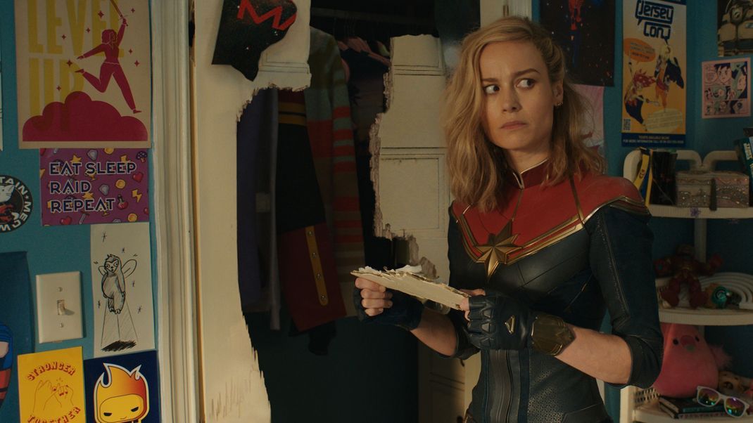 Brie Larson als Captain Marvel in "The Marvels"