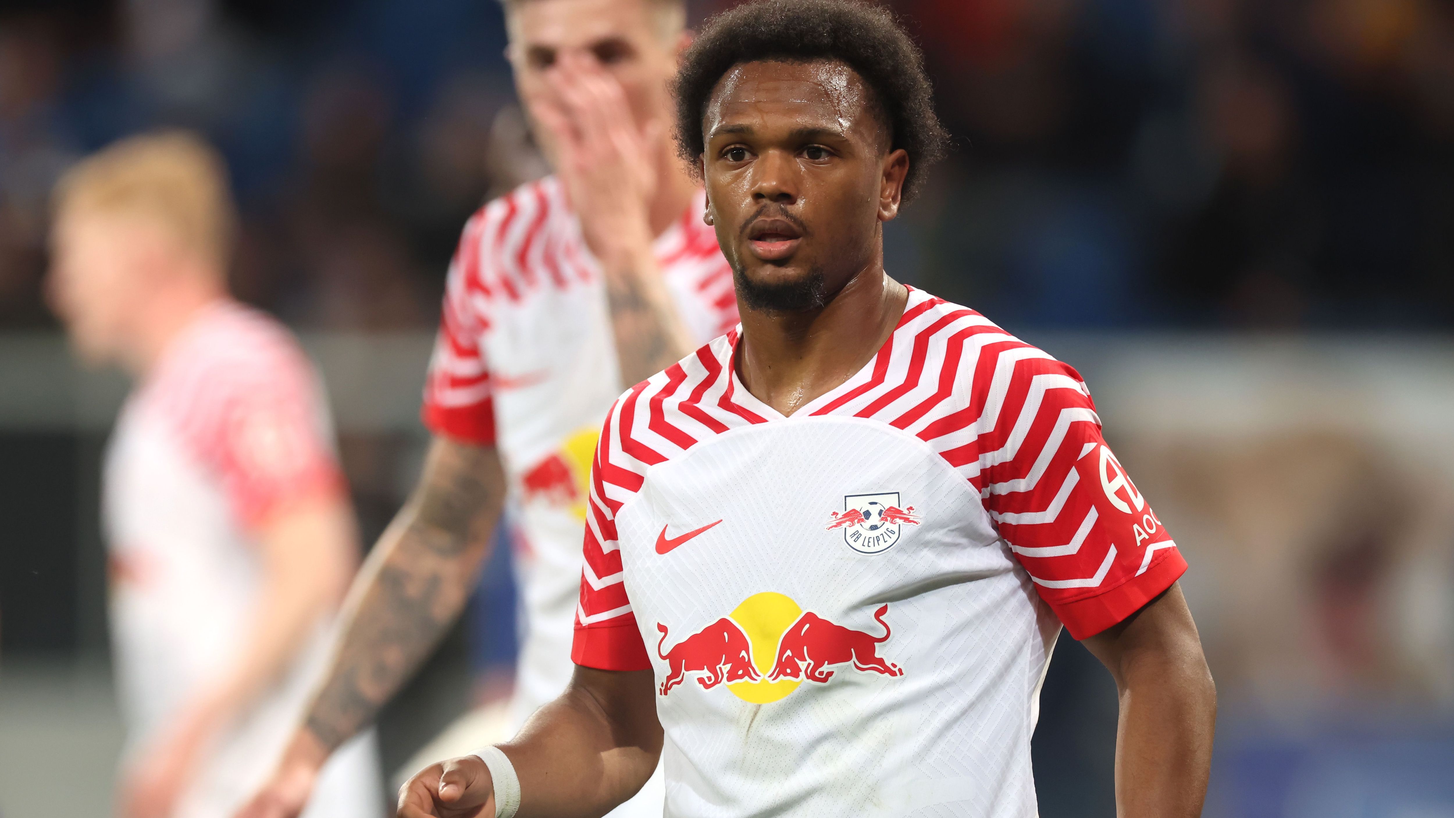 <strong>Platz 4: RB Leipzig</strong><br>Gesamttore:&nbsp; 77<br>Tore von Neuzugängen: 52<br>Prozentualer Anteil an Teamgesamttoren: 67,5%<br>Eingesetzte Neuzugänge: 10<br>Top-Torschützen: Lois Openda (24 Tore, Foto), Benjamin Sesko (14 Tore), Xavi Simons (8 Tore)