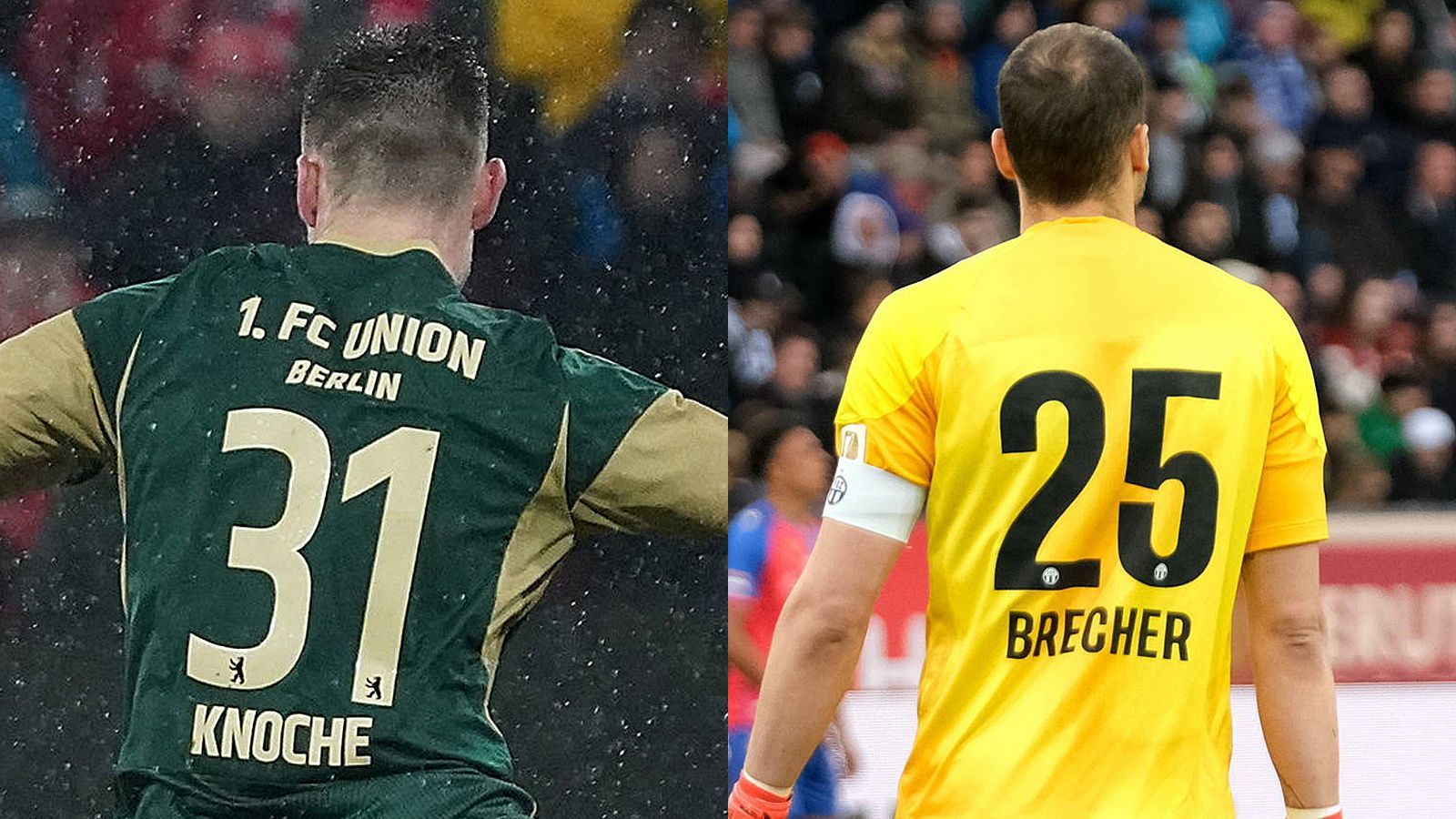 Robin KNOCHE (Bundesliga)<br>Yanick BRECHER (Super League, Schweiz)