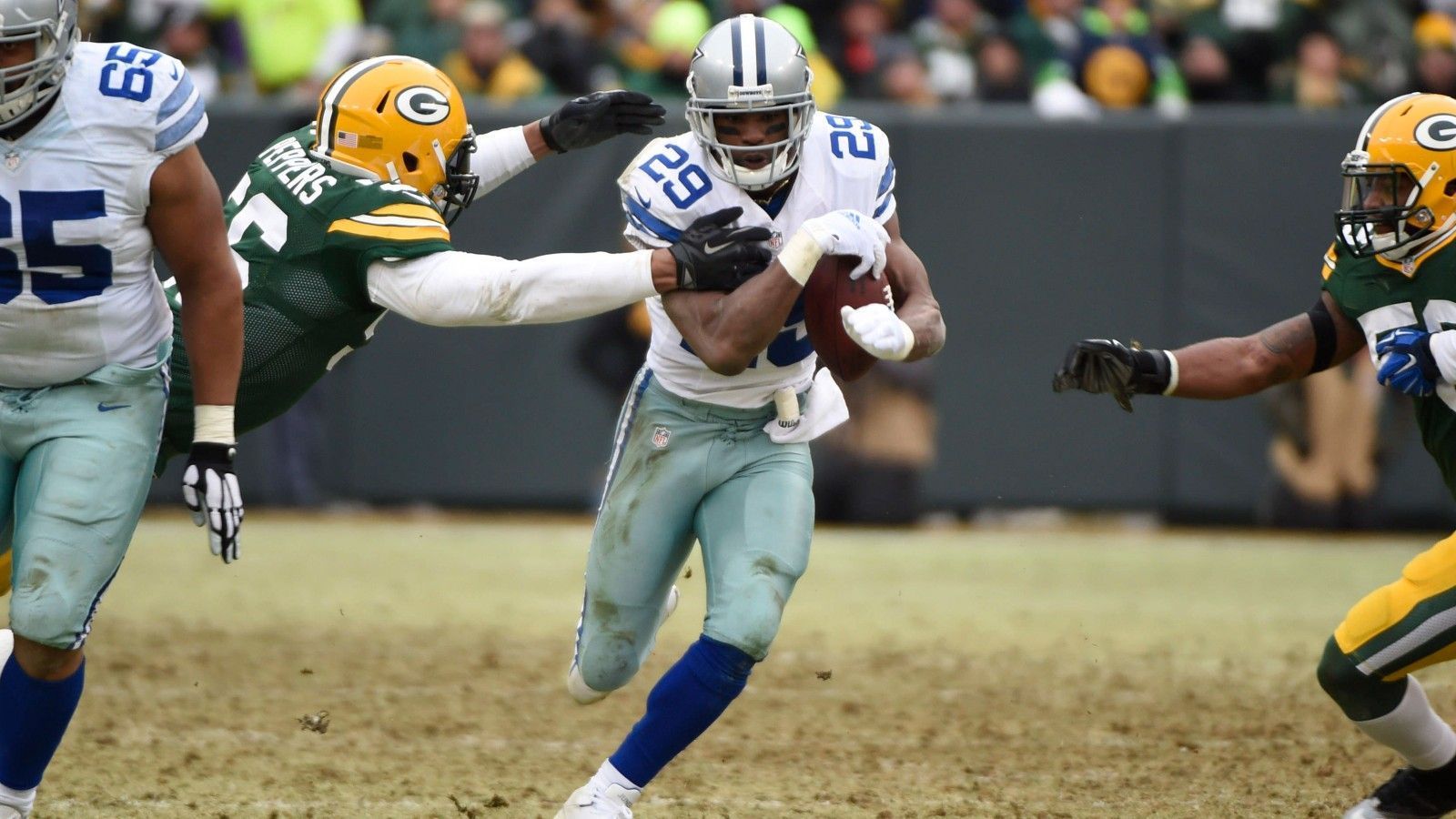 
                <strong>Dallas Cowboys: DeMarco Murray</strong><br>
                &#x2022; Rushing Yards: 1.845<br>&#x2022; Saison: 2014<br>Ganze 392 Carries verzeichnete der Running Back in dieser Saison, zudem wurde er zum Offensive Player of the Year gewählt.
              