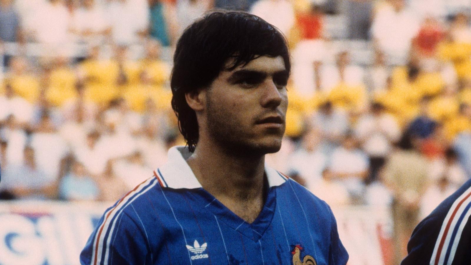 
                <strong>Manuel Amoros (Frankreich) </strong><br>
                WM 1982 in Spanien
              