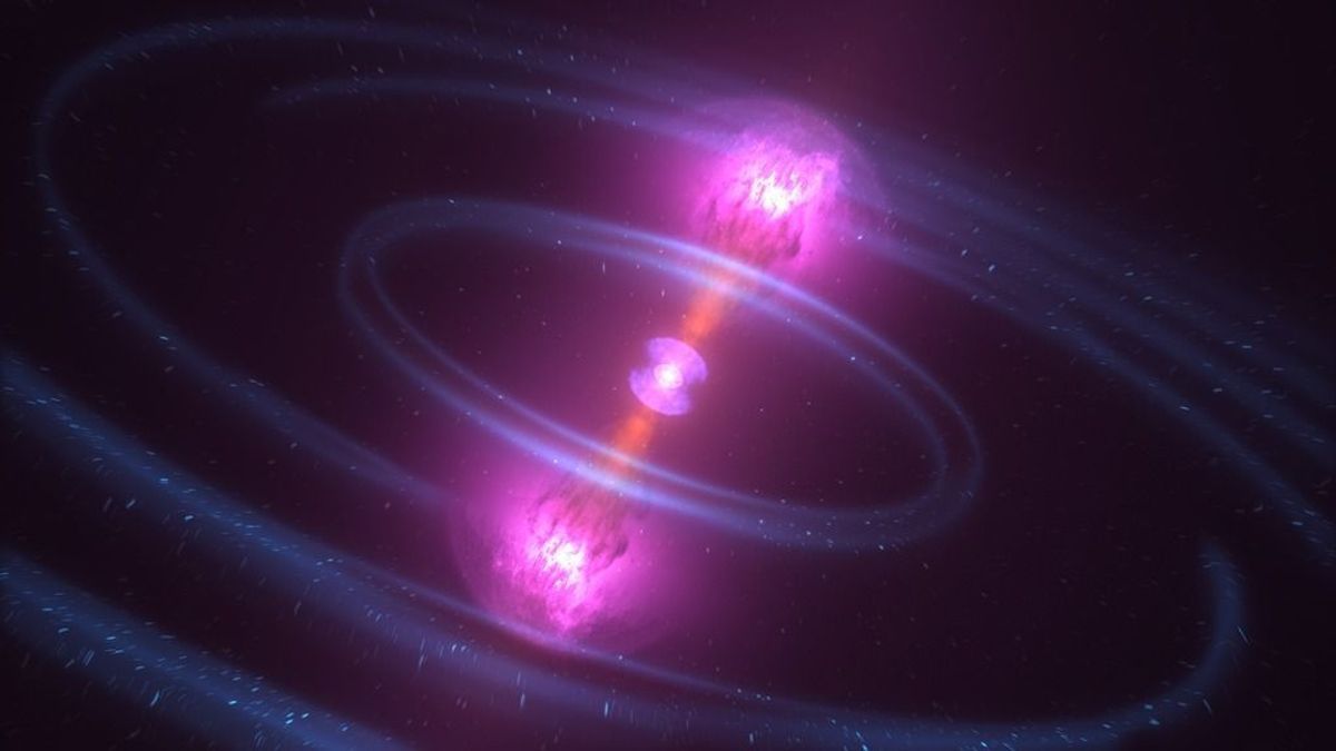 Nasa Gold Entsteht Wenn 2 Neutronensterne Kollidieren