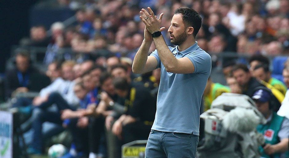 
                <strong>Schalke - Dortmund: Bürki pariert gegen Schöpf</strong><br>
                Szenenapplaus für das eigenen Team gab es in der fünften Minuten von S04-Trainer Domenico Tedesco. Schöpf zieht von links nach innen, findet die Lücke und zwingt Bürki zur Glanzparade.
              