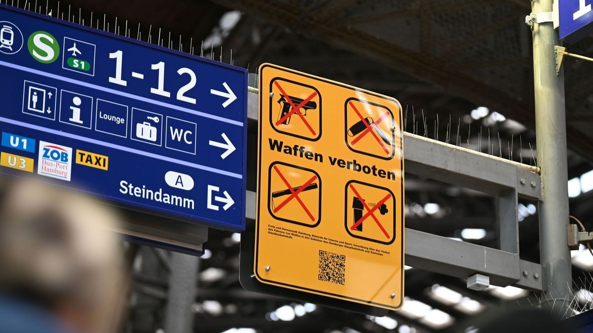 Waffenverbot an Hamburger Bahnhöfen
