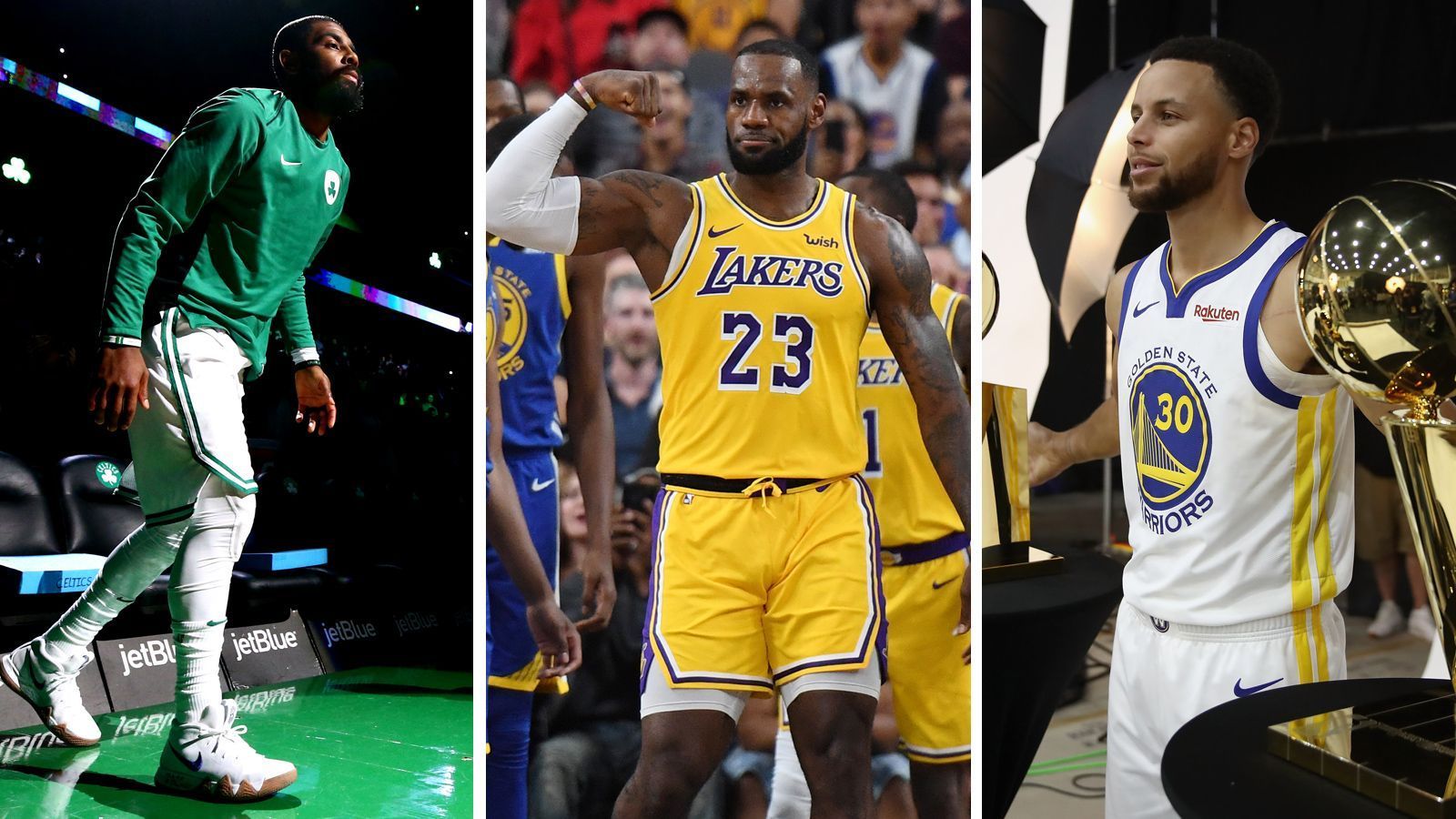 
                <strong>NBA Power-Ranking zur Saison 18/19</strong><br>
                Endlich geht es wieder los: Die neue NBA-Saison steht vor der Tür und steht ganz im Zeichen der scheinbar unschlagbaren Warriors. Währenddessen wird es im Osten zu einigen Verschiebungen kommen. Immerhin hat sich "King" LeBron James in den Westen verabschiedet. ran tippt die Playoffplätze im Osten und Westen und nennt den großen Favoriten auf die Meisterschaft.
              