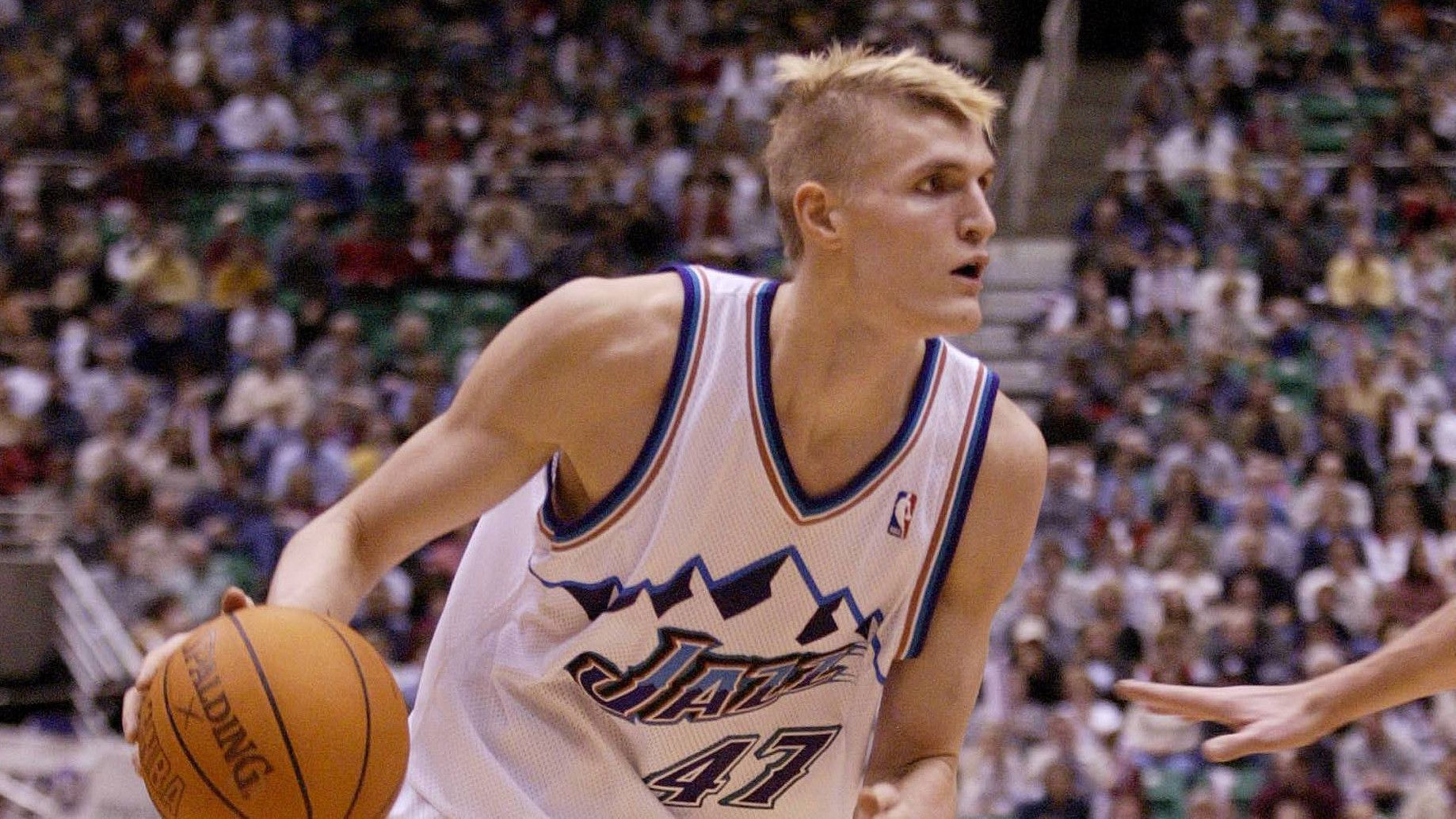 <strong>Andrei Kirilenko (Utah Jazz)</strong><br>Jahr: 2003<br>Gegner: Houston Rockets<br>Statline: 19 Punkte, 5 Rebounds, 7 Assists, 5 Blocks, 8 Steals